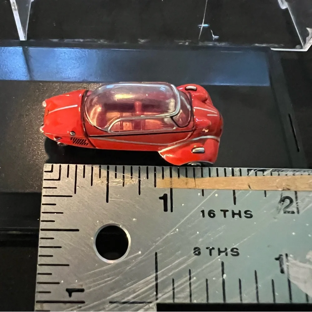 BMW Isetta Red Diecast Oxford Diecast Model Car